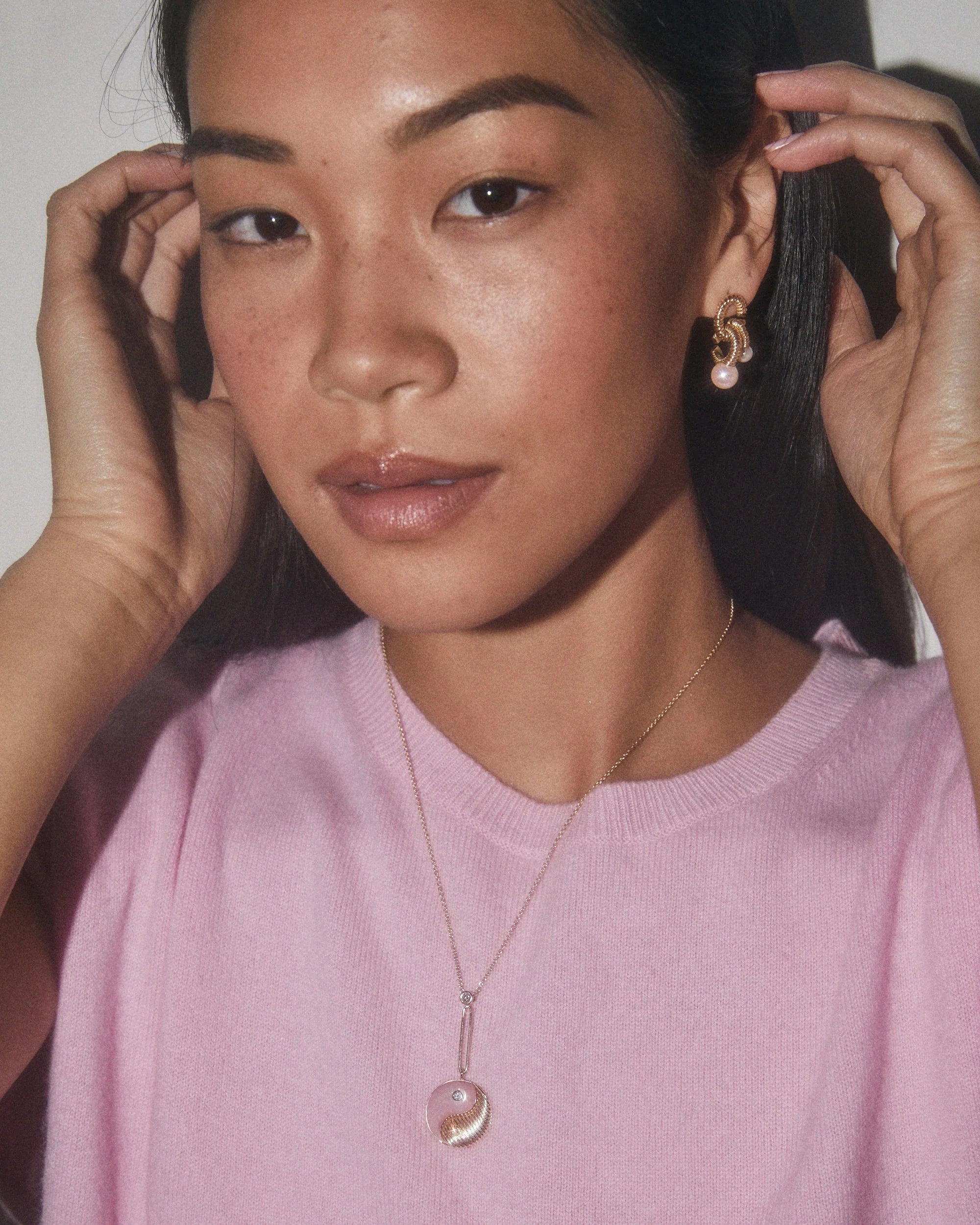 Modern Love Cluster Earrings
