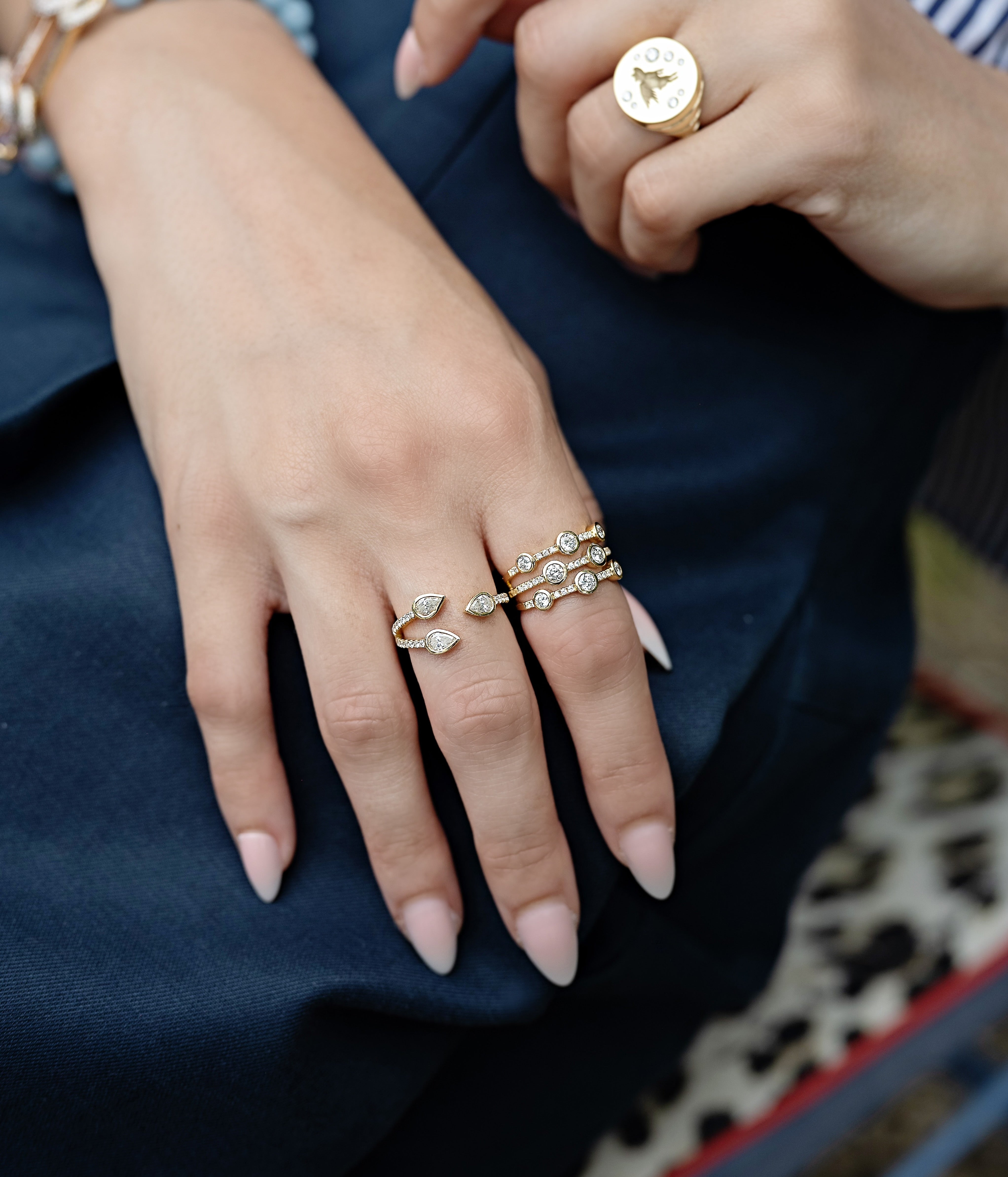 Scintilate Diamond Claw Ring