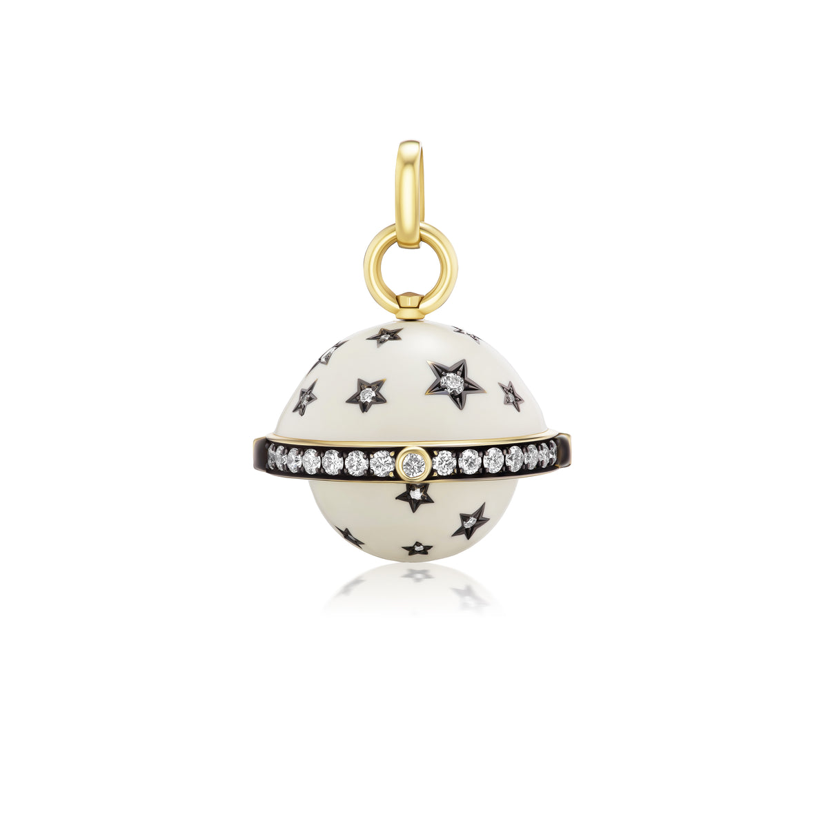 Kismet Diamond & Enamel Secret Talisman Orb