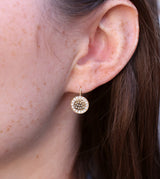 In The Money Fanam Diamond Earrings