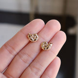 Poseidon Getaway Shell Mini Stud Earrings