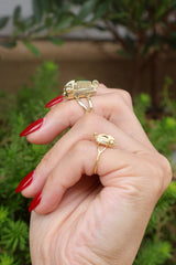 Yellow Gold Baby Chameleon Ring