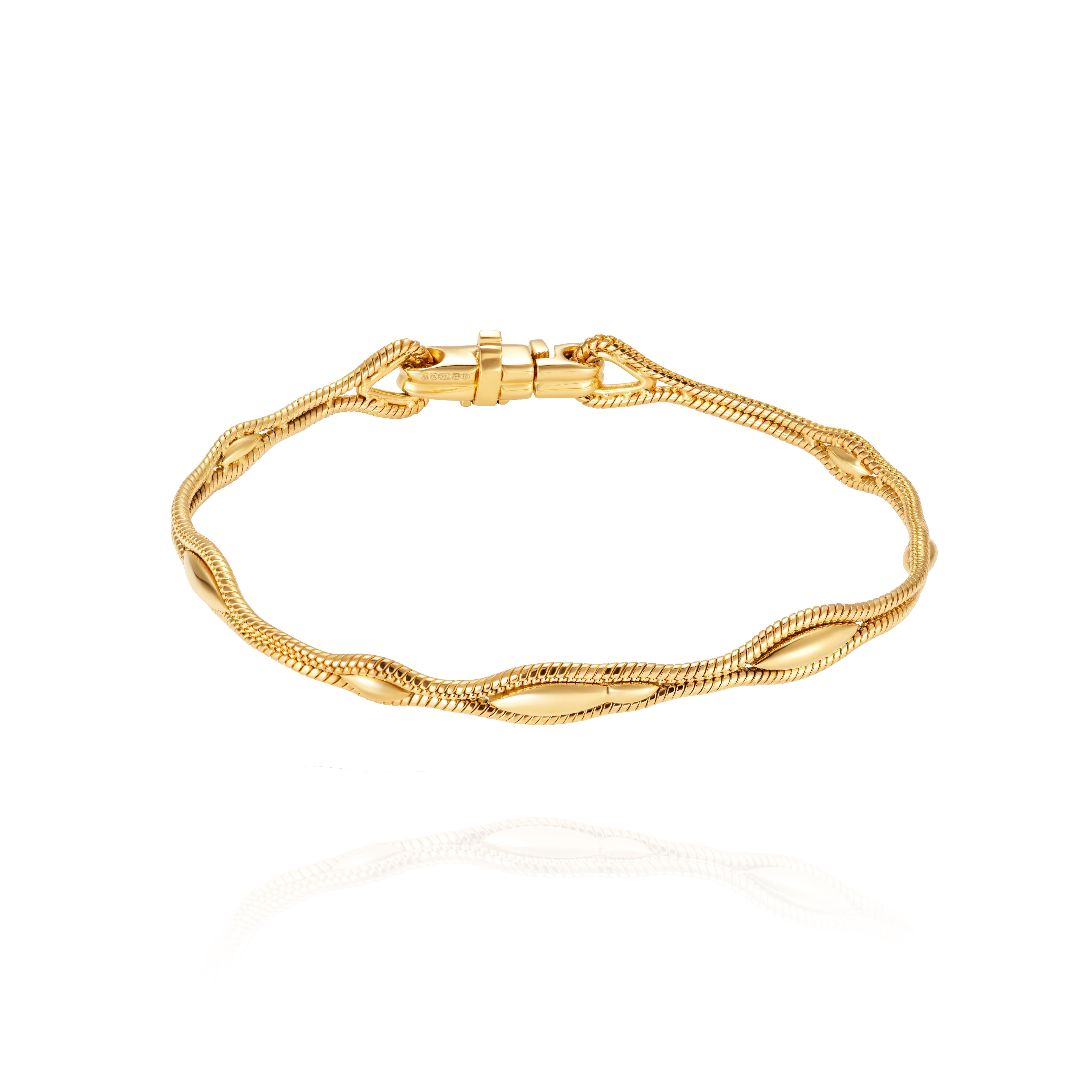 18k fluid thick bracelet by Fernando Jorge Tiny Gods 