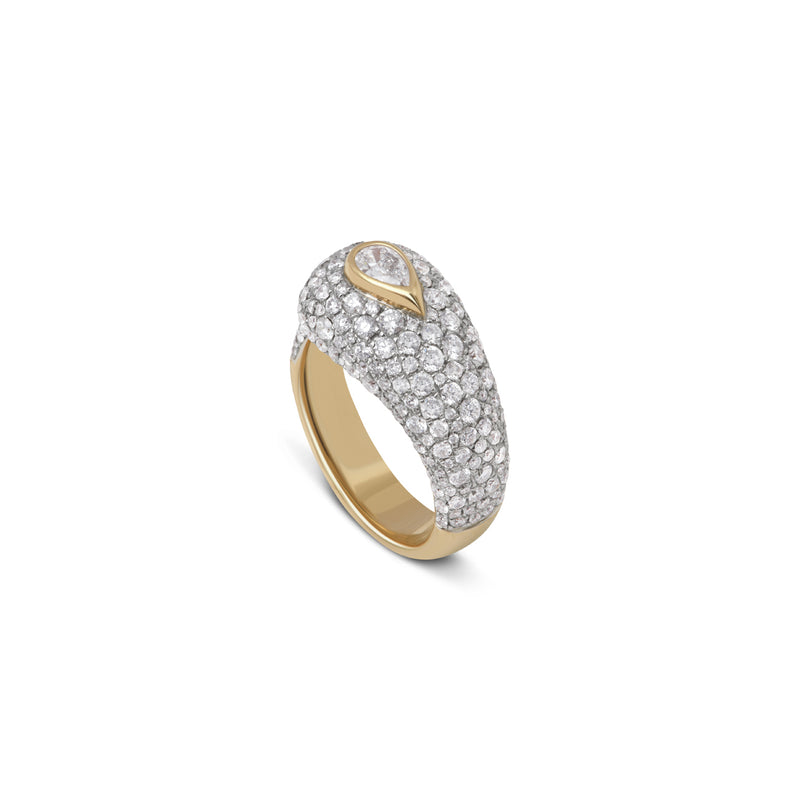 Diamond Pear Prestige Ring