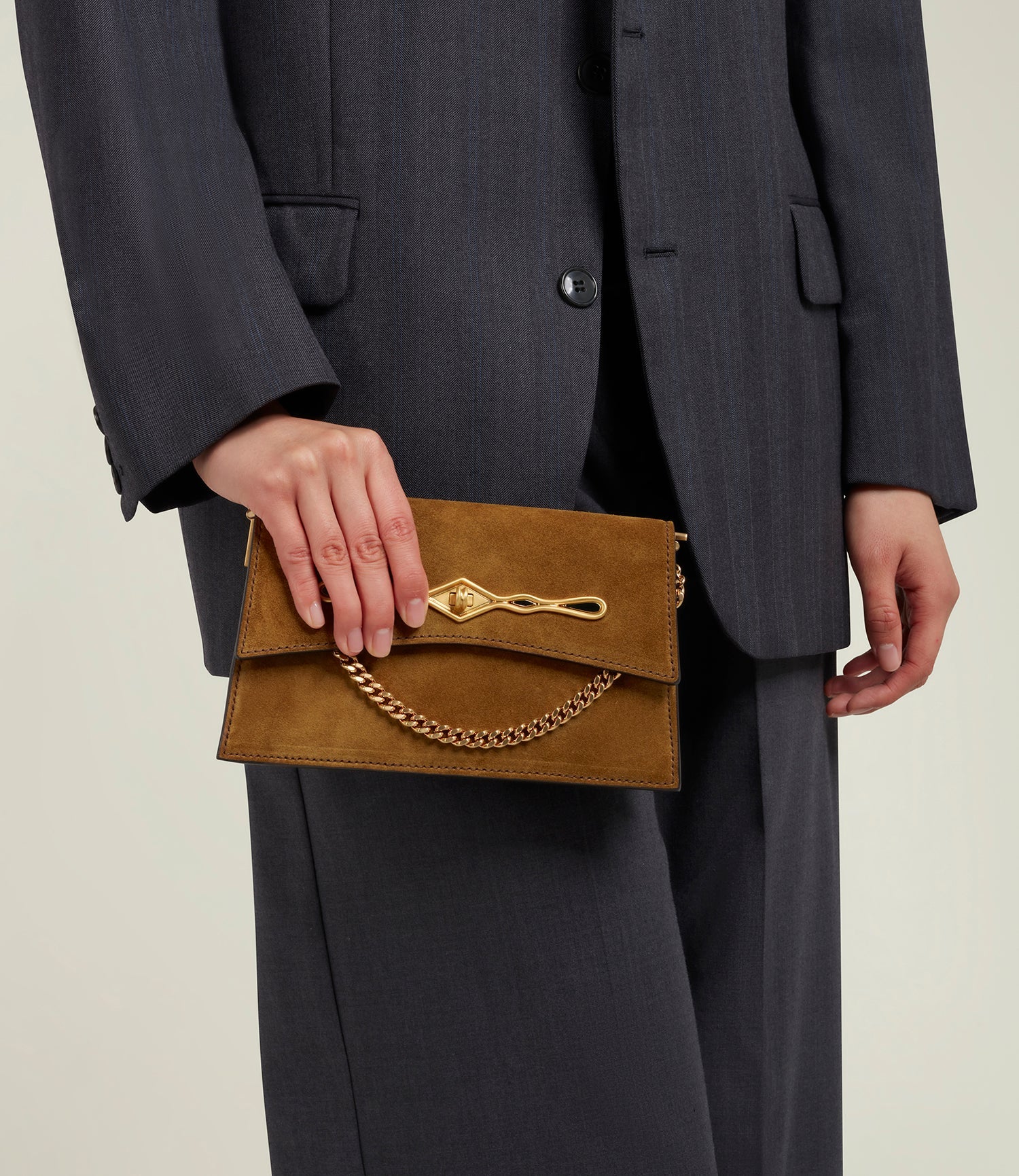 Fernando Jorge X Métier Roma Mini Suede Marrakech Handbag