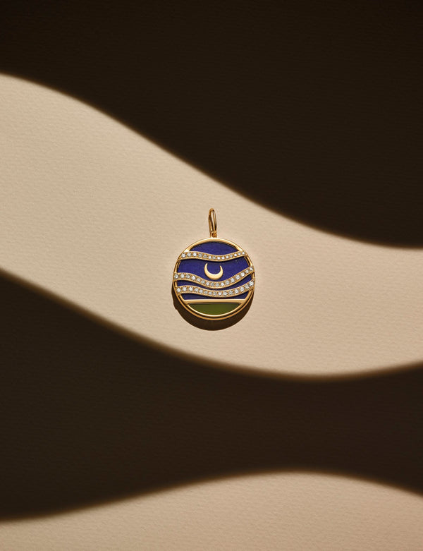 A Lua Lapis Pendant