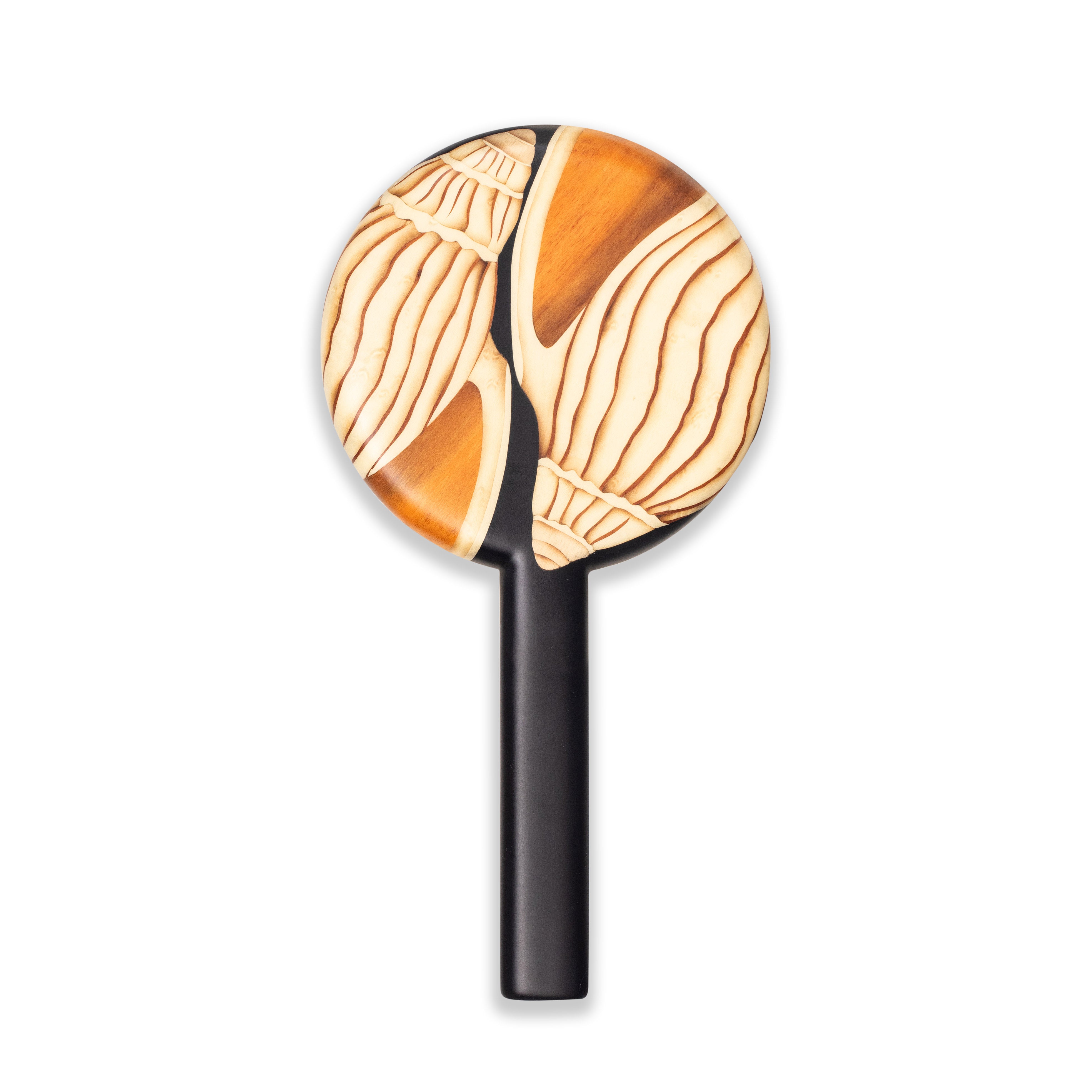 Silvia Furmanovich home collection Dark Shell hand Mirror at tiny gods