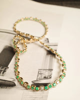 Edessa Emerald & Diamond Tennis Necklace
