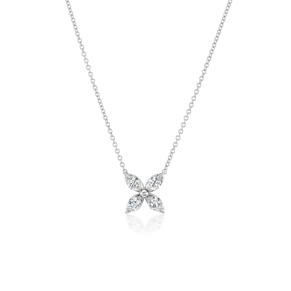 Tiny Gods Mariposa diamond pendant with white gold