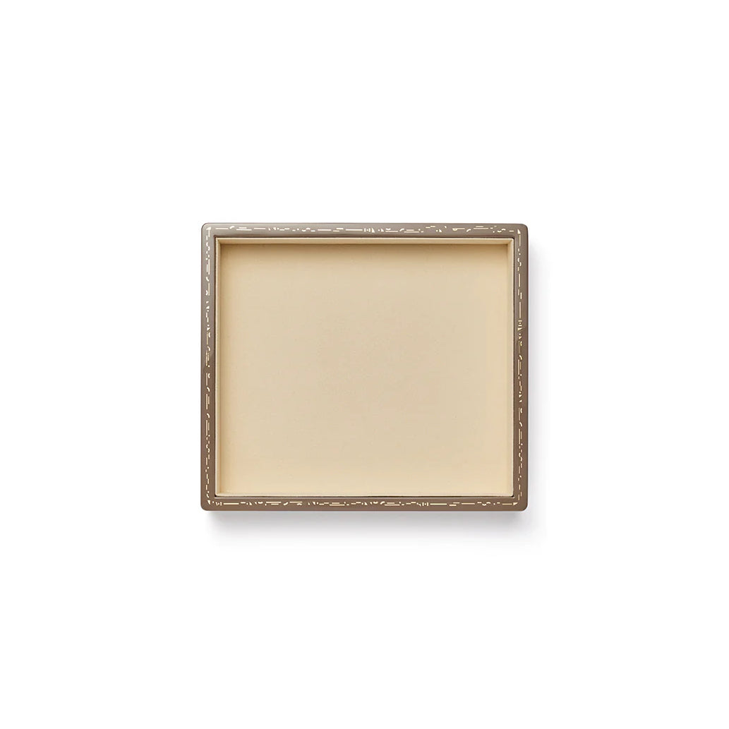 Small Taupe Catchall Tray