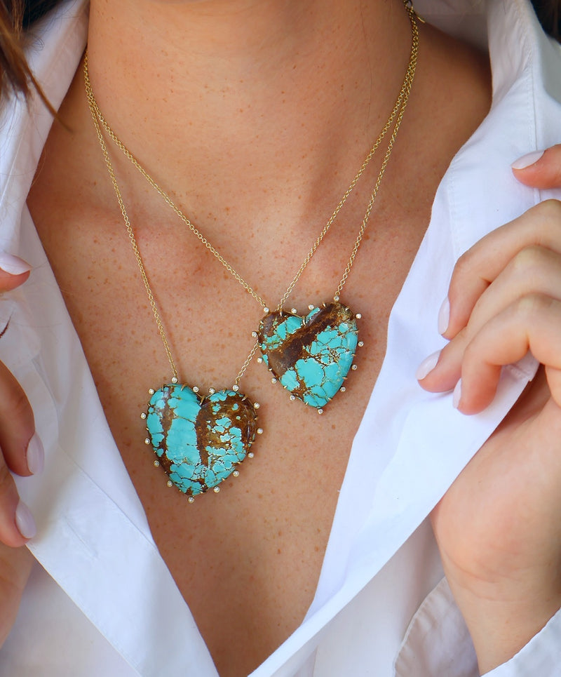 Turquoise Quad Charm Pendant Necklace – Brinda Jewellery