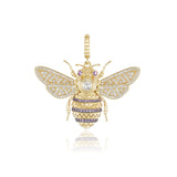 Amethyst Honey Bee Pendant