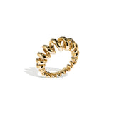 18k yellow gold jumbo slinkee ring Boochier Tiny Gods