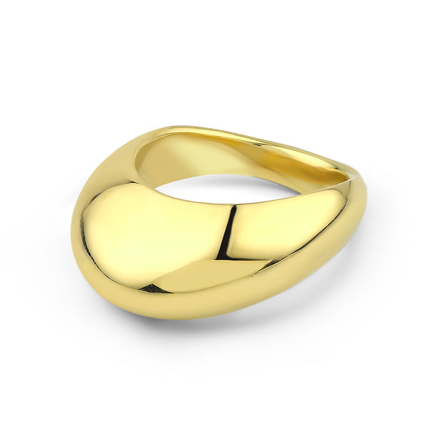 18k yellow gold day ring by Kloto Tiny Gods