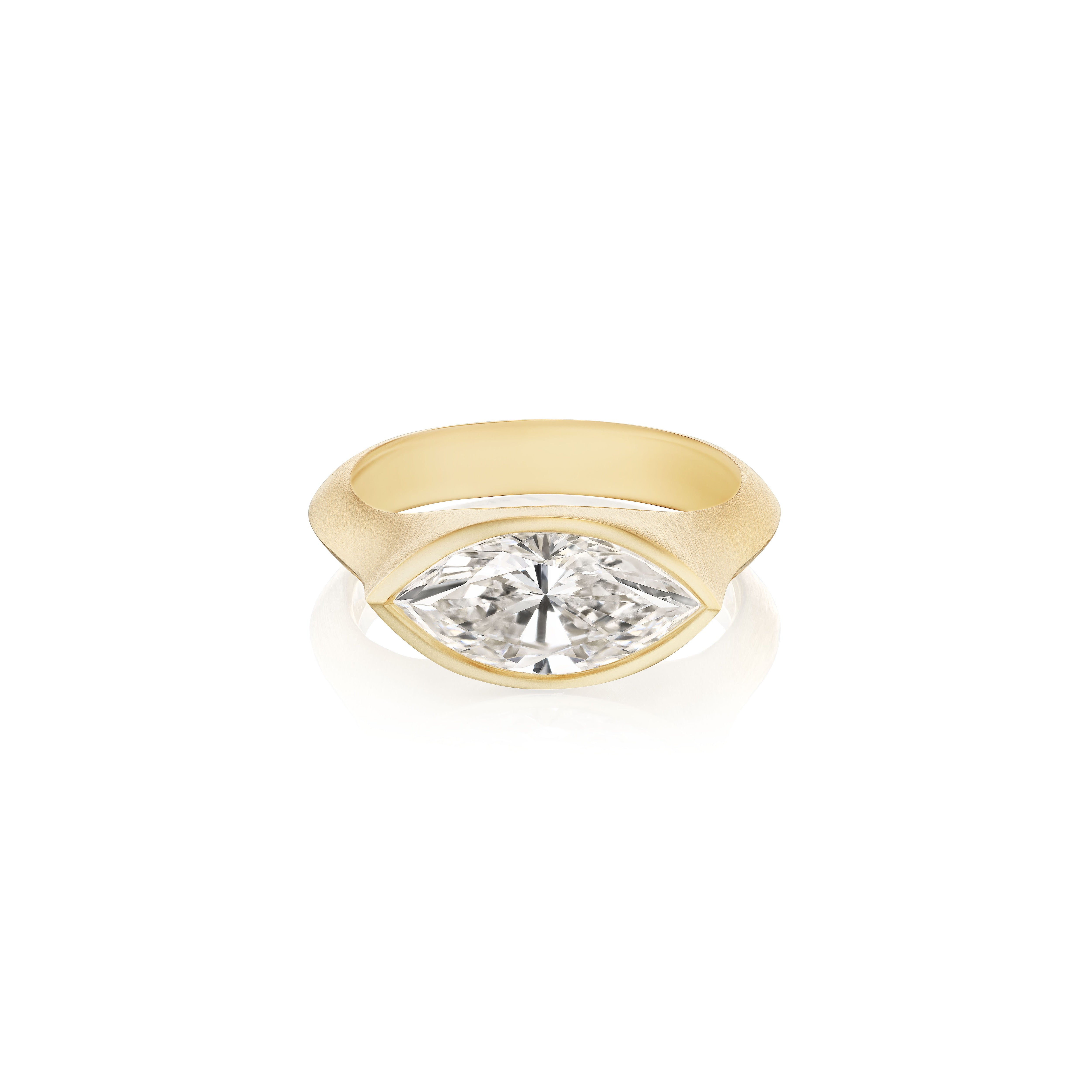 Old Marquis Diamond Pinky Ring