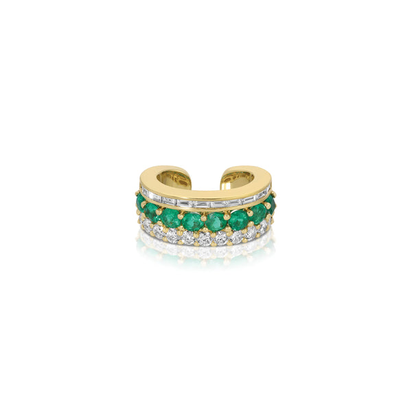 emerald-diamond-yellow-gold-ear-cuff-tiny-gods-anita-ko