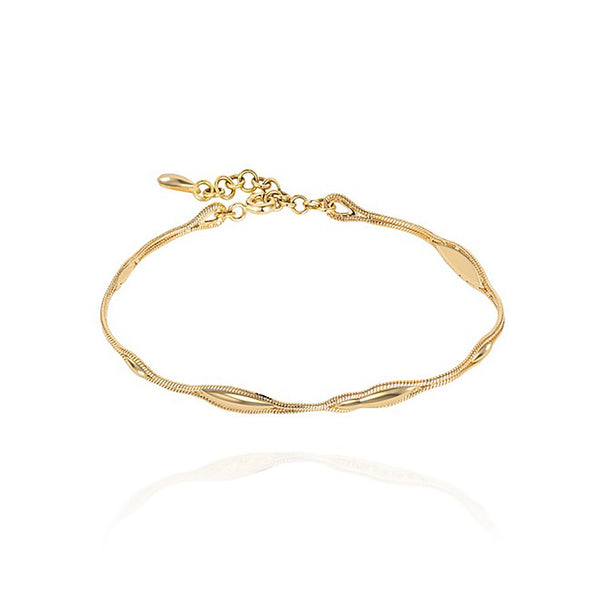 18k yellow gold fluid bracelet by Fernando Jorge Tiny Gods