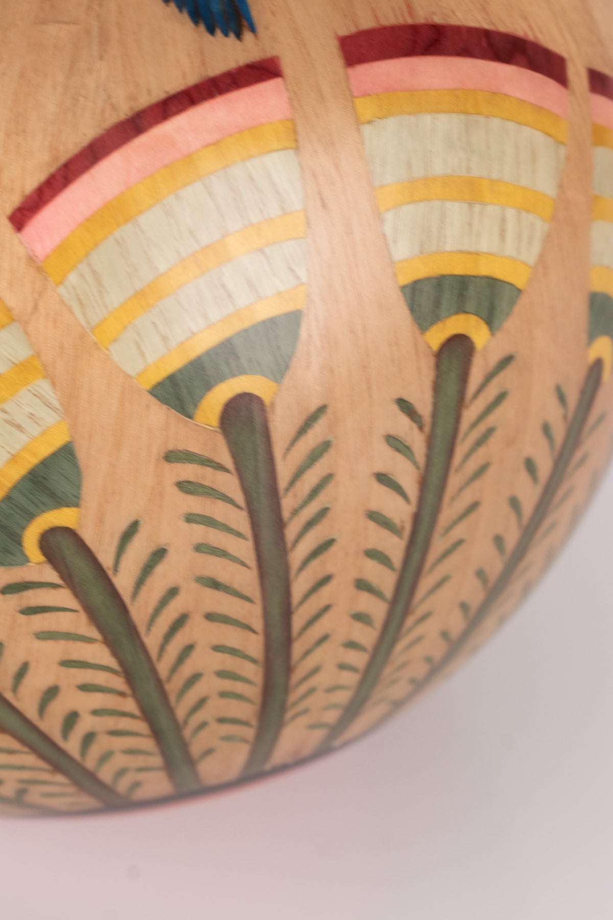 Decorative Sphere with Egyptian Landscape