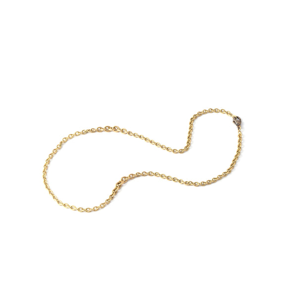 18k yellow gold graduated chain by Sylve & Cie Tiny Gods