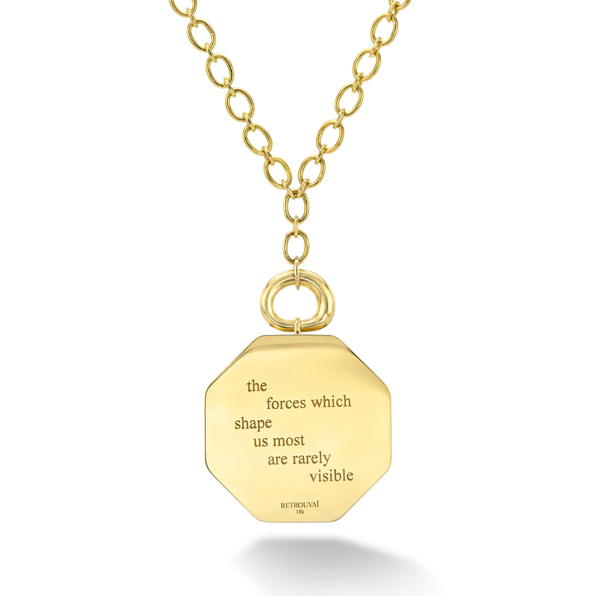 grandfather wave locket yellow gold necklace pendant tiny gods retrouvia 
