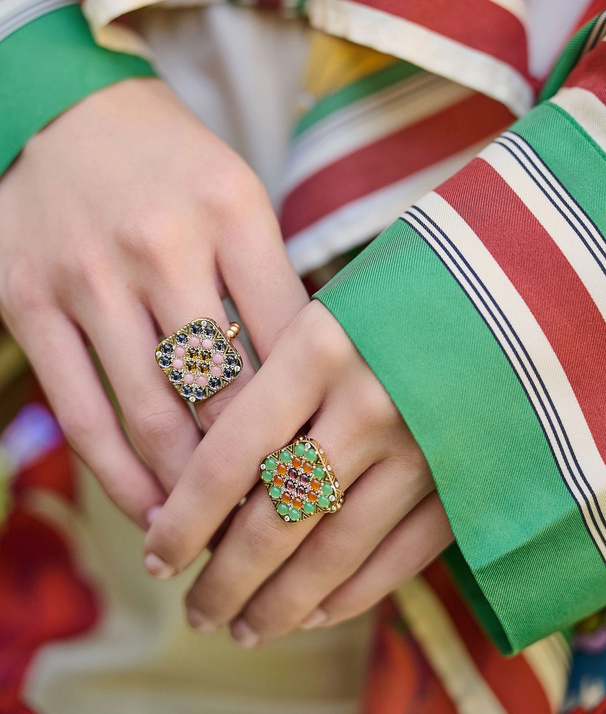 "Bettina" Granny Square Ring