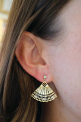 Flamenco Fan Earrings