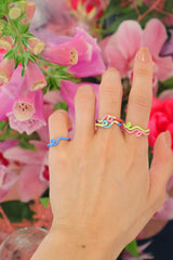 Pink Multi Frequency Ring