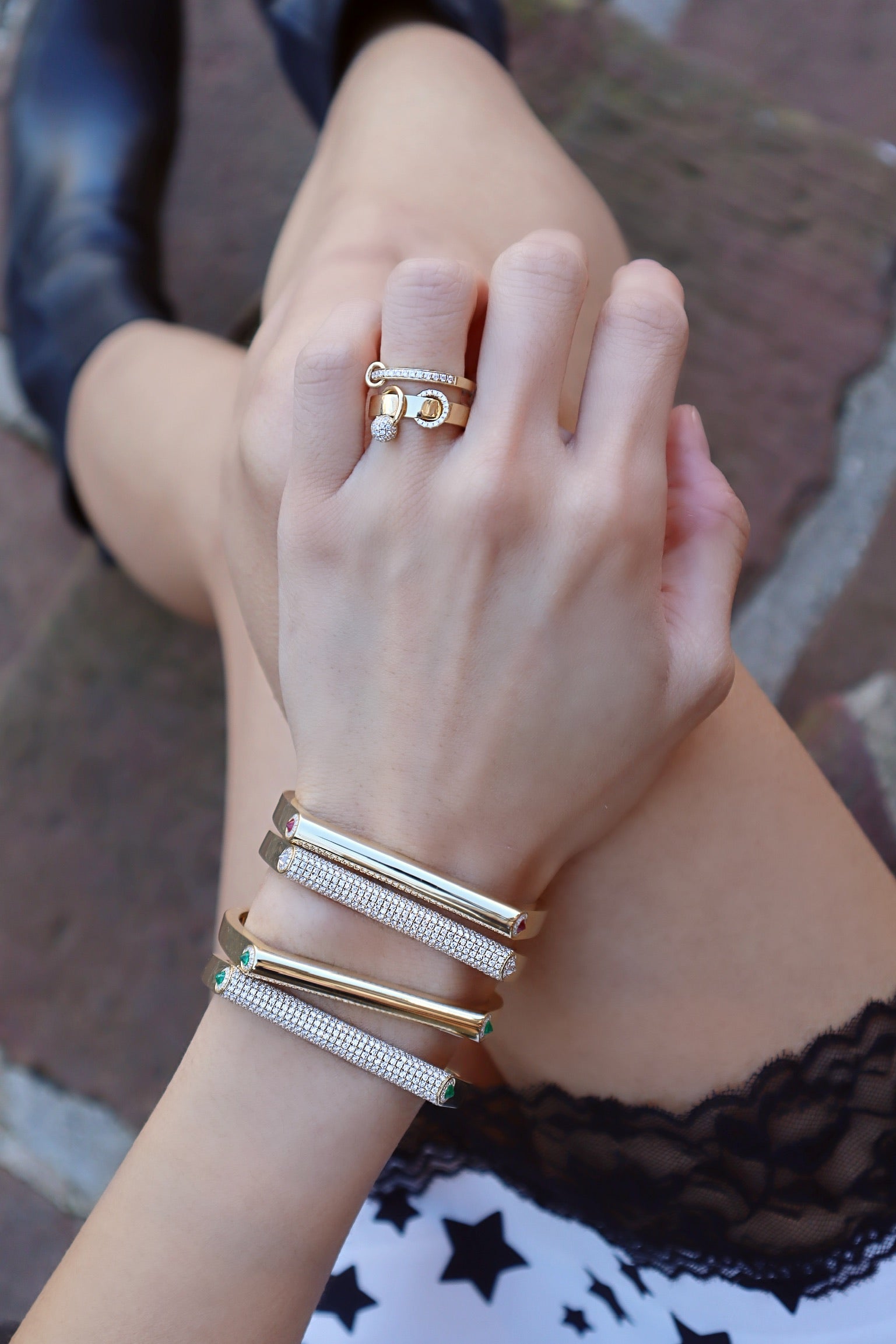 Piercing Double Ring
