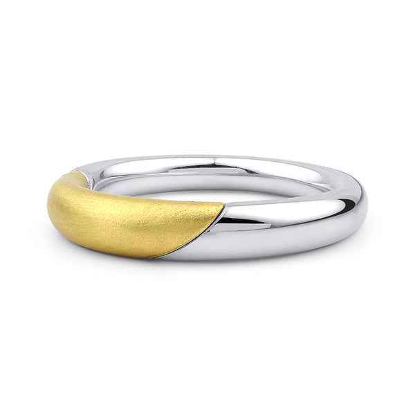 18k yellow gold and sterling silver lux ring by Kloto Tiny Gods