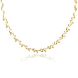 18k yellow gold diamond marea tennis necklace sorellina tiny gods