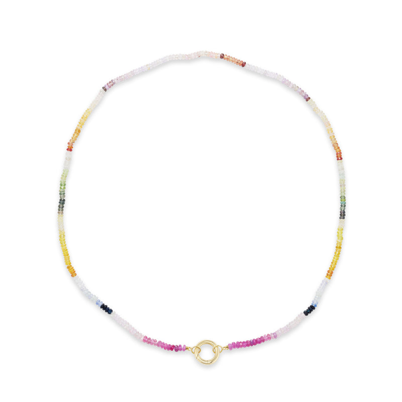 Multicolored Sapphire Beads