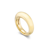 18k yellow gold narrow dome ring Tiny Gods