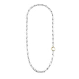 18k yellow gold and sterling silver nexus necklace by Kloto Tiny Gods