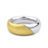 18k yellow gold and sterling silver Nox ring by Kloto Tiny Gods