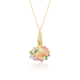 ocean jasper gertrude bell necklace with sapphires by Daniela Villegas Tiny Gods