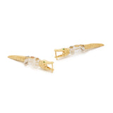 Pop Art Crystal Alligator Bite Earring & Pendant