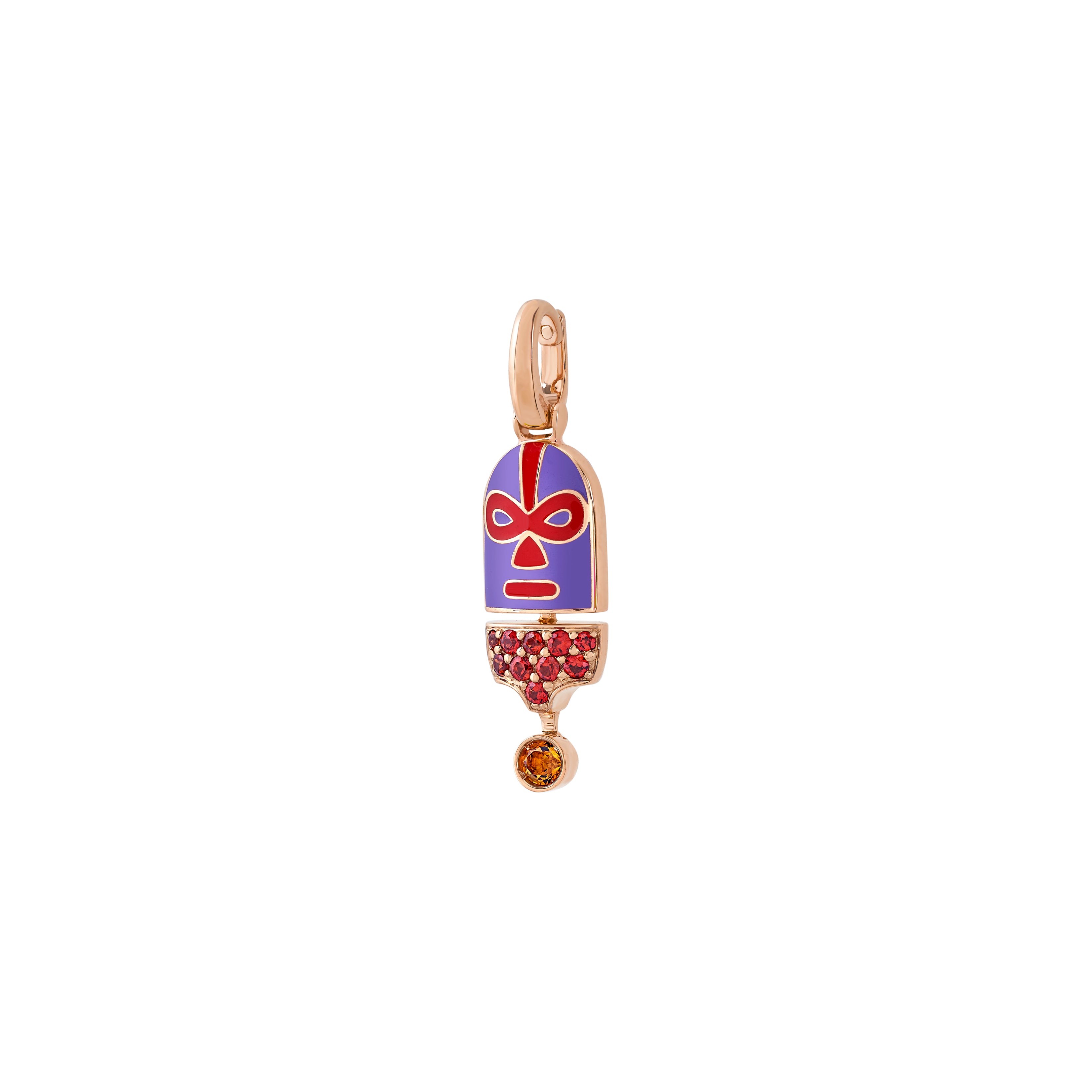 The Destroyer Sees Purple Wrestler Pendant