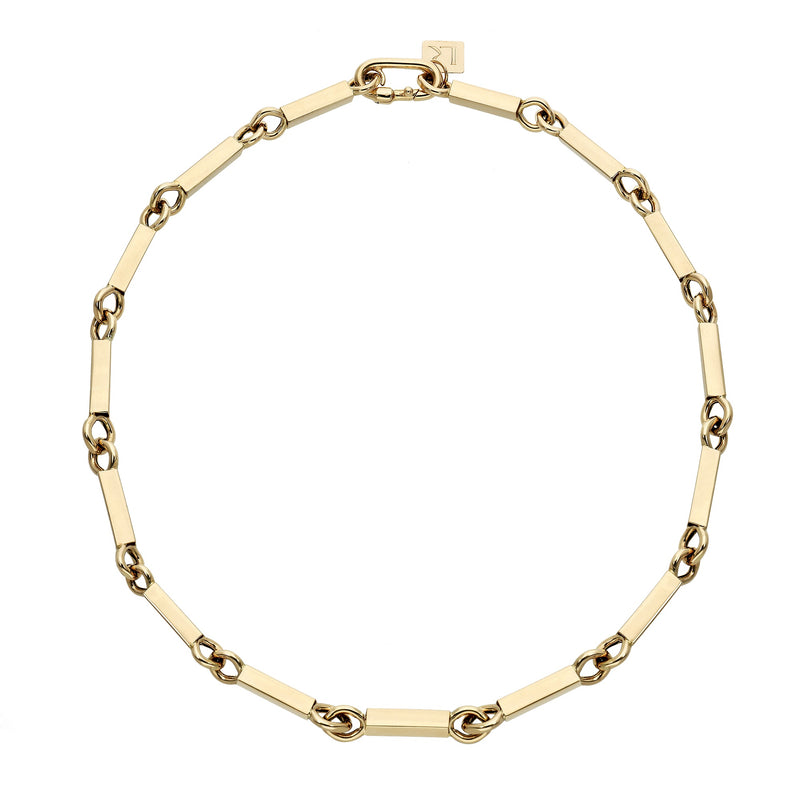 14k yellow gold Elliot small links necklace by Lauren Rubinski Tiny Gods