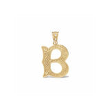 14k yellow gold small southwestern letter "b" by Marlo Laz Tiny Gods