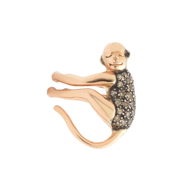 The Meticulous Monkey Earhugger Ear Cuff