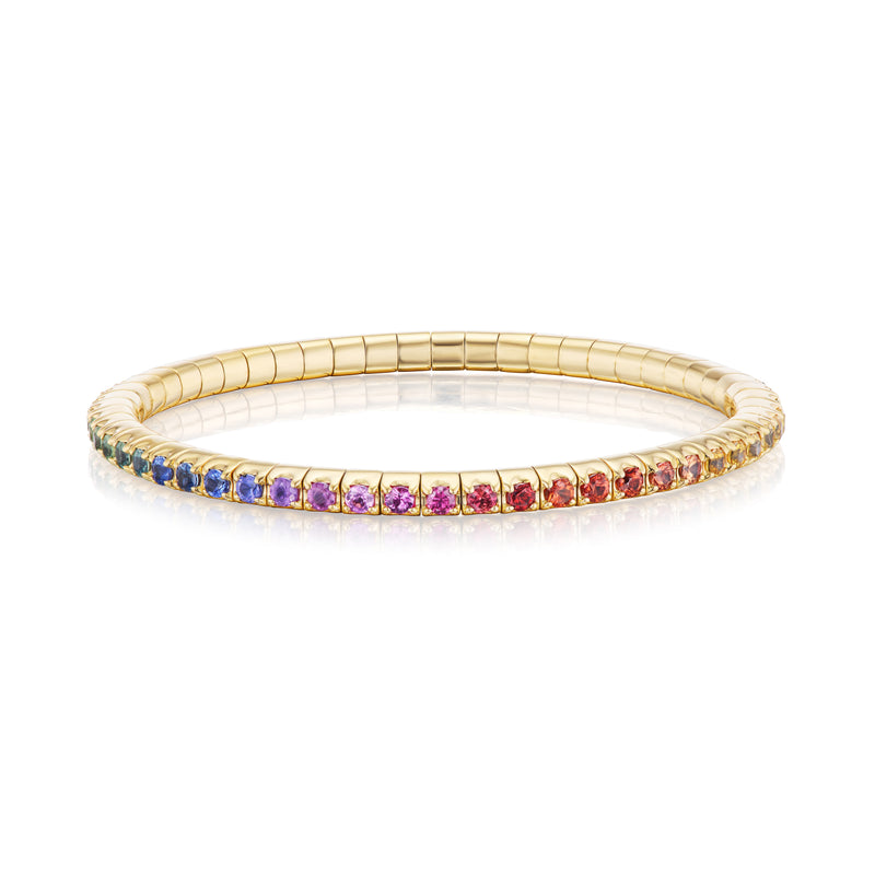 tiny-gods-rainbow-sapphire-yellow-gold-stretch-bracelet