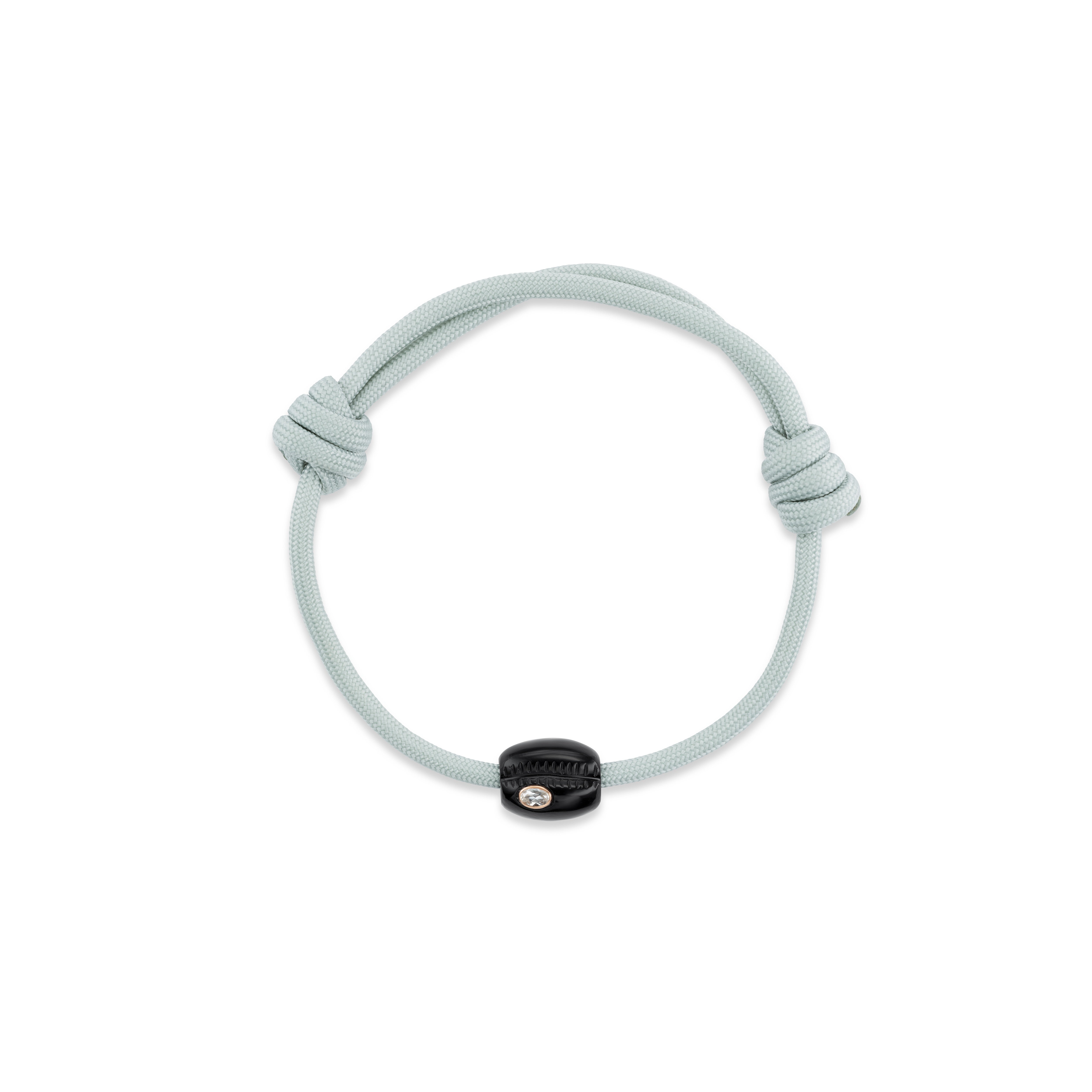 tiny gods Sara Beltran dezso paracord cowry shell anklet blue 
