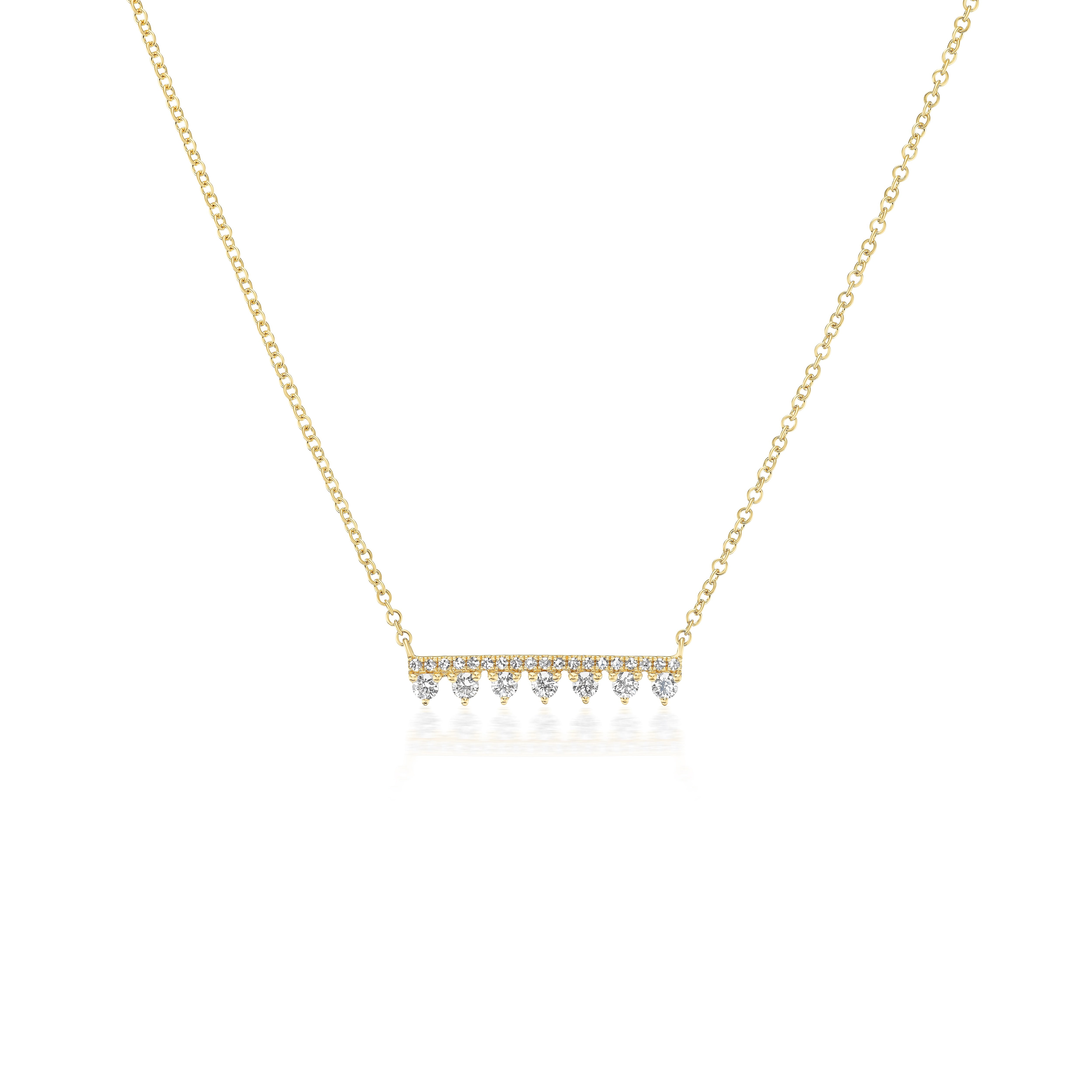 Diamond Bar Pendant