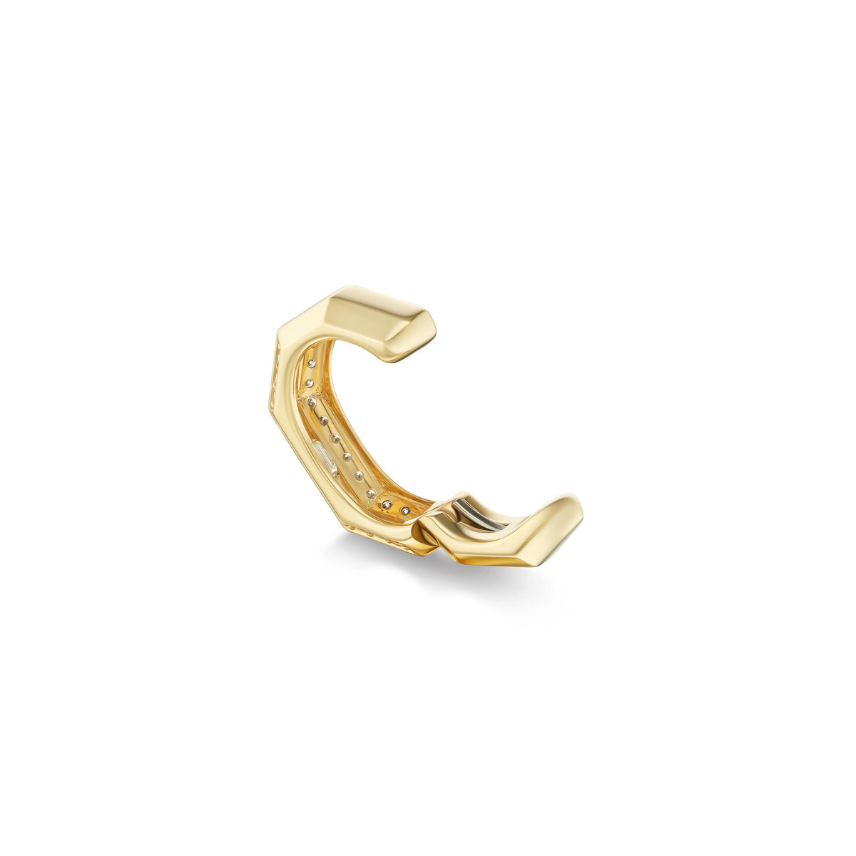 18k yellow gold diamond otto triple ear cuff by Sorellina Tiny Gods