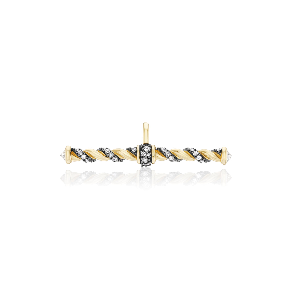 Diamond Twisted Rope T-bar