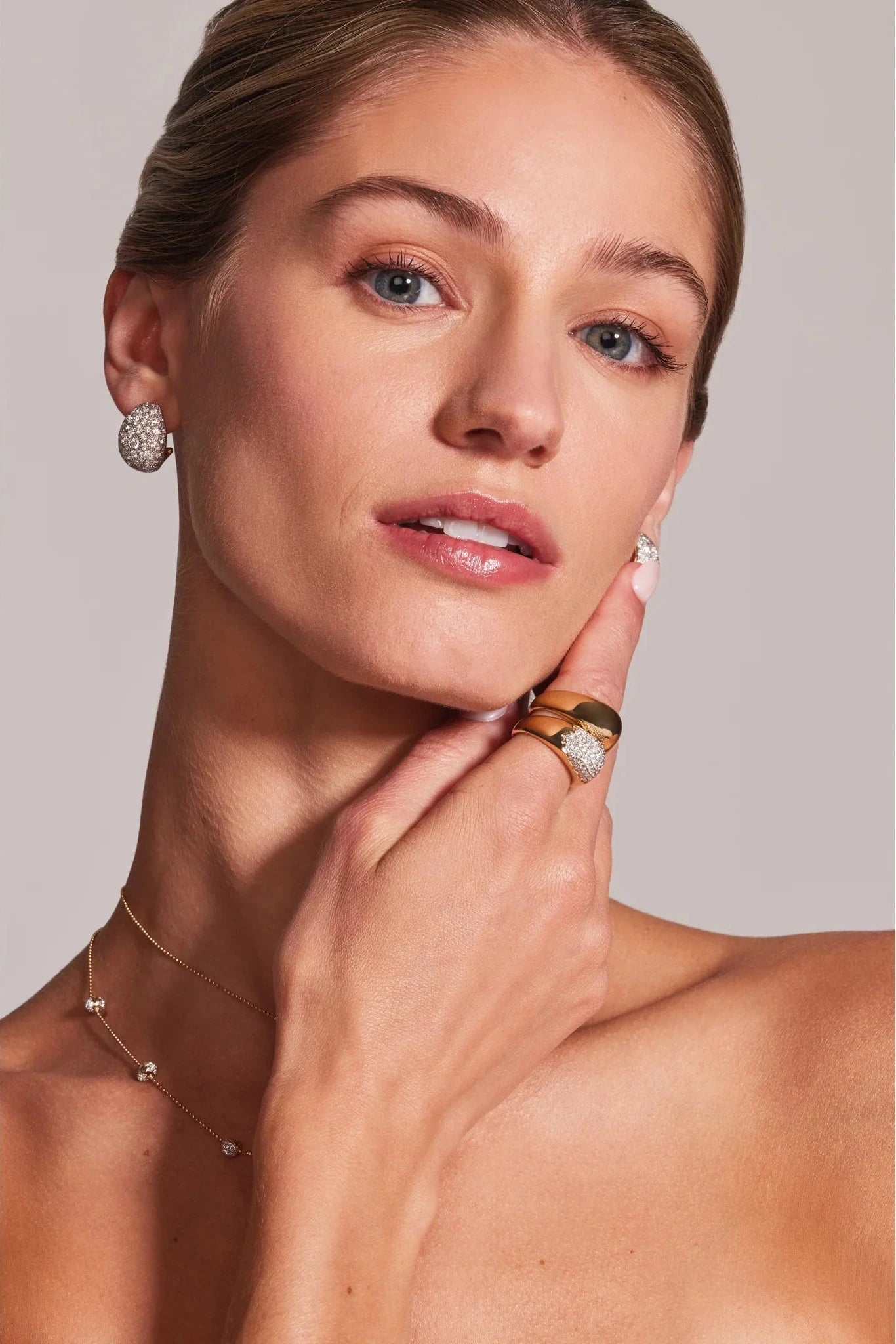 18k yellow gold domed Bahia ring by Graziela Tiny Gods 