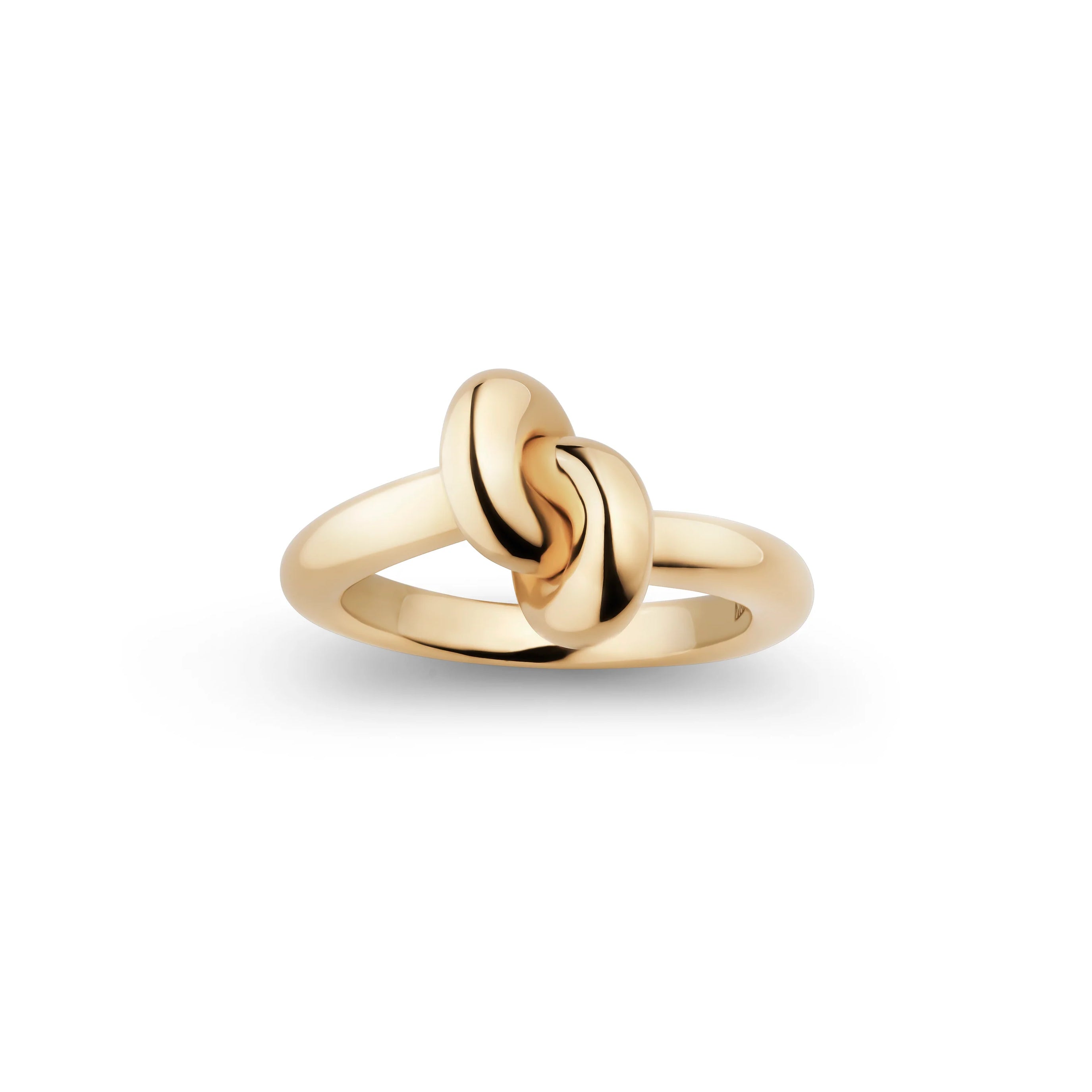 18k yellow gold small legacy knot ring by Engelbert Tiny Gods