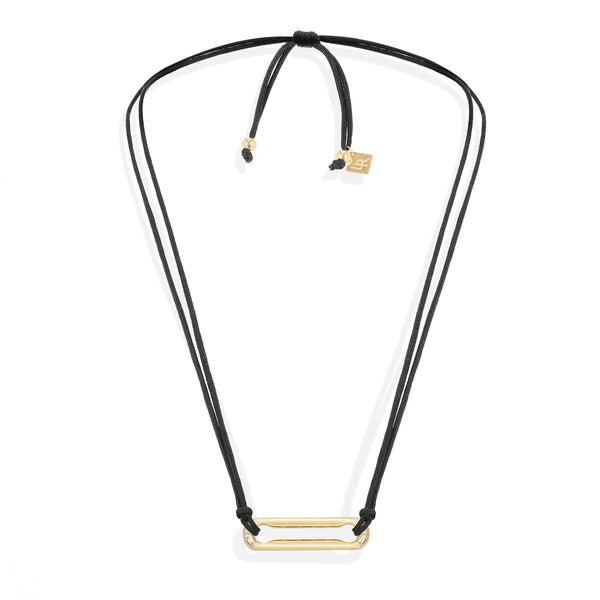 gold long link necklace by Lauren Rubinski Tiny Gods