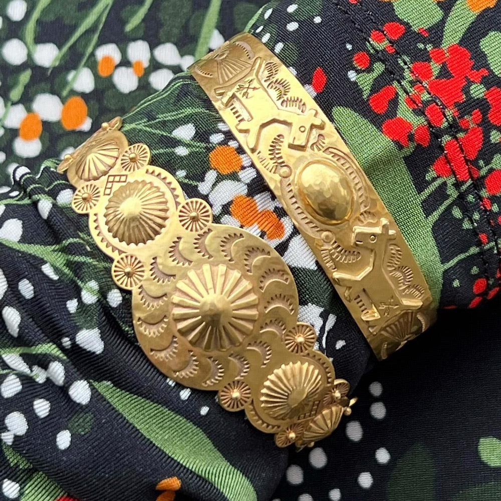 Hammered Animal Cuff