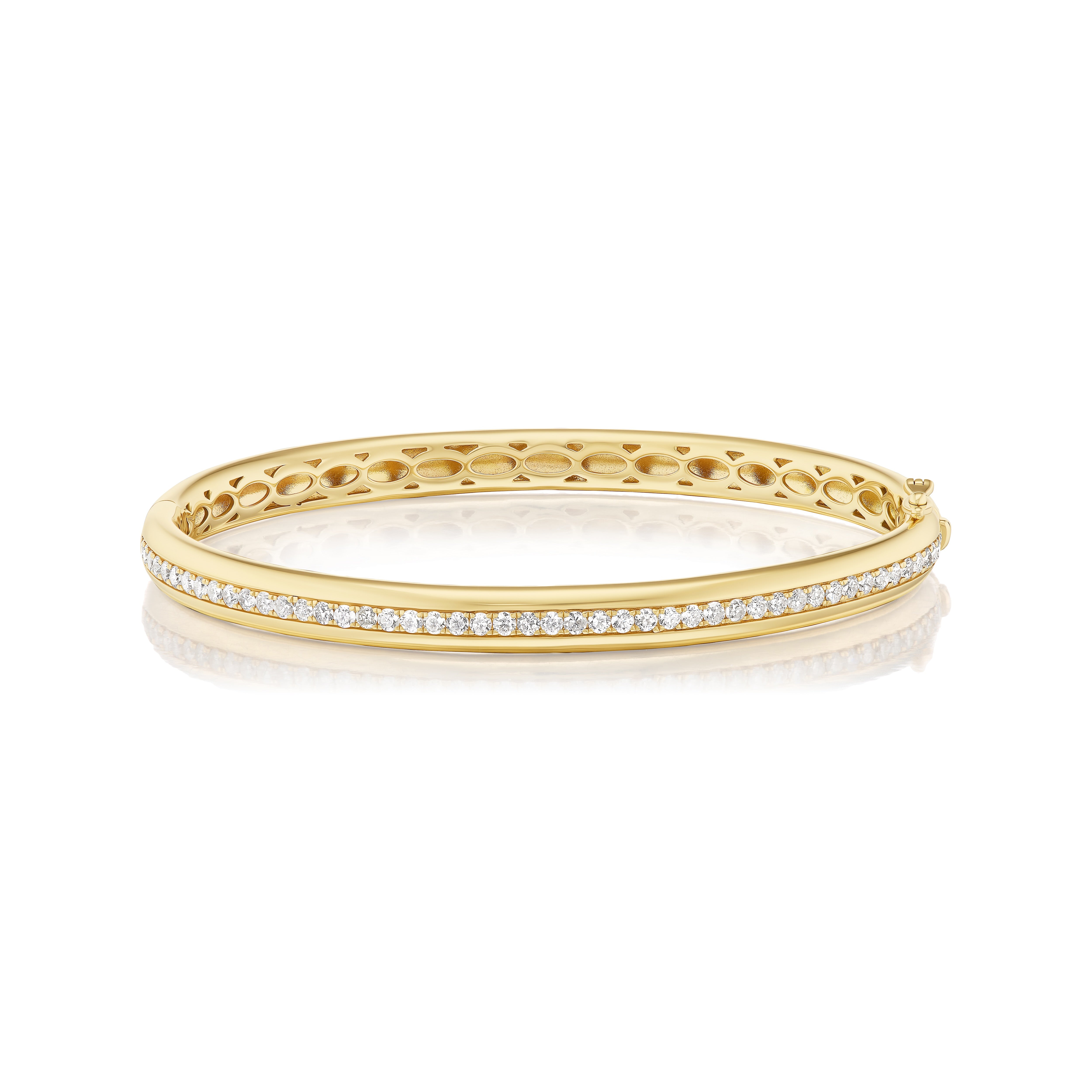 Diamond Line Bangle